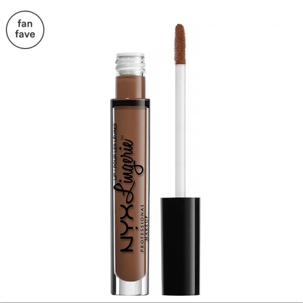 NYX Lip Lingerie Liquid Lipstick Beauty Mark‎ Matte Brown Vegan Makeup